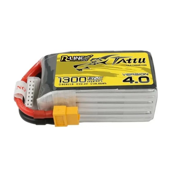 HOT TATTU R-Line Version 4.0 V4 Battery 1050mAh/1300mAh/1400mAh 22.2V 130C 6S1P for RC Racing Drone RC Quadcopter XT60 Plug